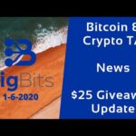 Bitcoin & Crypto TA – News – $25 Giveaway Update – 1-6-2020