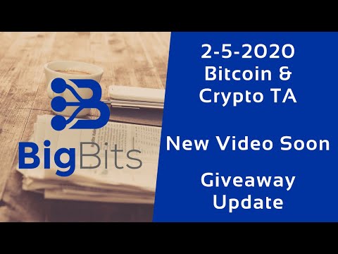 Bitcoin & Crypto TA – New Video Soon – $25 Giveaway Update – 2-5-2020