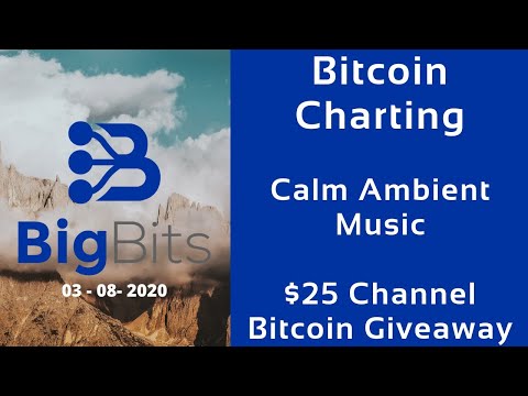 Bitcoin Charting – Calm Ambient Music – Channel  $25 Bitcoin Giveaway