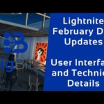 Lightnite February Dev Updates – User Interface and Technical Details