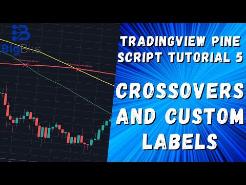TradingView Crossovers and Custom Labels – Pine Script Tutorial 5