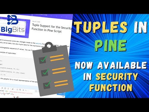 Tuples In Pine –  Now Available in the Security Function – TradingView Pine Script Tutorial/Update