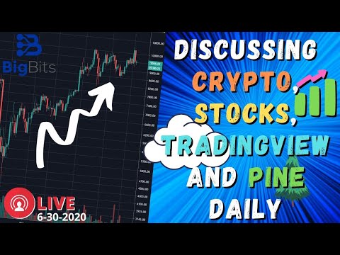 Discussing Crypto, Stocks, TradingView and Pine Daily – 6/30/2020