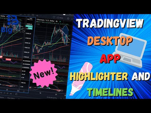 TradingView Desktop Application – New Timelines and Highlighter Drawing Tool!